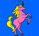 Dibujo Unicornio pintado por unicornio
