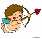 Dibujo Cupido pintado por paauulaa