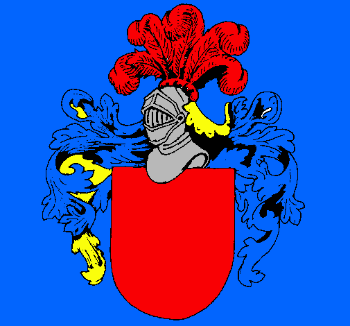 Escudo de armas y casco