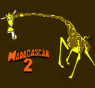 Dibujo Madagascar 2 Melman 2 pintado por gadiel