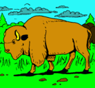 Dibujo Búfalo  pintado por german