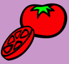 Dibujo Tomate pintado por AVATAR