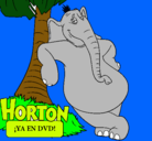 Dibujo Horton pintado por horto