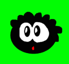 Dibujo Puffle 2 pintado por Miquiela