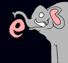 Dibujo Elefante pintado por dinamita