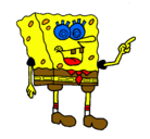 Dibujo Bob Esponja pintado por leoz