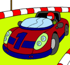 Dibujo Coche de carreras pintado por XXXXXXXXXXX