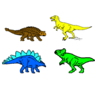 Dibujo Dinosaurios de tierra pintado por DINOSAURIOS