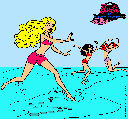 Barbie de regreso a la playa