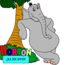 Dibujo Horton pintado por principe