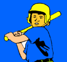 Dibujo Niño bateador pintado por pedrofrores
