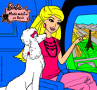 Dibujo Barbie llega a París pintado por zaray