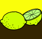 Dibujo limón pintado por danilu
