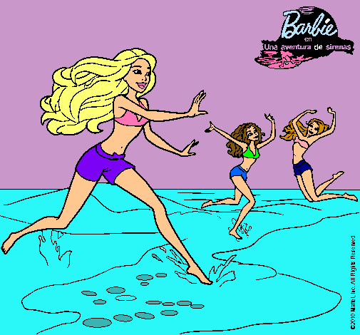 Barbie de regreso a la playa