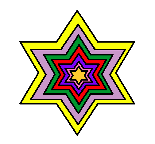 Dibujo Estrella 2 pintado por cathalina