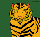 Dibujo Tigre pintado por compayito