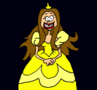 Dibujo Princesa fea pintado por narciso15i