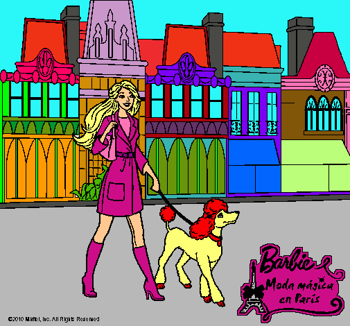 Barbie y su perrita