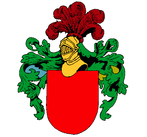 Escudo de armas y casco