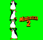 Dibujo Madagascar 2 Pingüinos pintado por gtngvhutrjvvkit