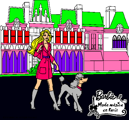 Barbie y su perrita