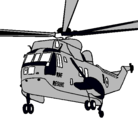Dibujo Helicóptero al rescate pintado por yailin