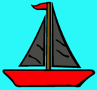 Dibujo Barco velero pintado por andreyber