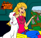 Dibujo Barbie llega a París pintado por iraide