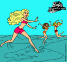 Dibujo Barbie de regreso a la playa pintado por 1999