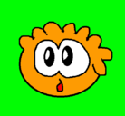 Dibujo Puffle 2 pintado por Miquiela