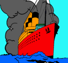 Dibujo Barco de vapor pintado por DONATO