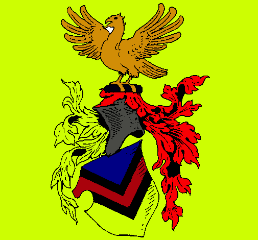 Escudo de armas y aguila 