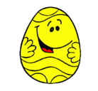 Dibujo Huevo de pascua feliz pintado por Yesenia