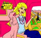 Dibujo Barbie llega a París pintado por brisa57