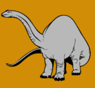 Dibujo Braquiosaurio II pintado por jaimeko