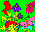 Dibujo Fauna y flora pintado por hermosura