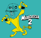 Dibujo Madagascar 2 Alex pintado por jhgfdsdfghj89ih