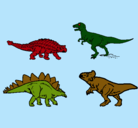 Dibujo Dinosaurios de tierra pintado por dfghjkl