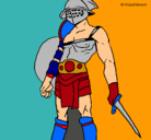 Dibujo Gladiador pintado por gorgonitas