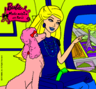 Dibujo Barbie llega a París pintado por janeth
