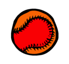 Dibujo Pelota de béisbol pintado por mariio