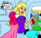 Dibujo Barbie llega a París pintado por polloloco