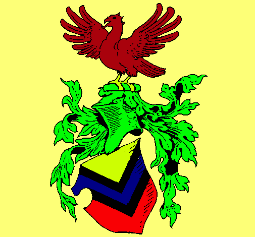 Escudo de armas y aguila 