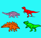 Dibujo Dinosaurios de tierra pintado por fernandito