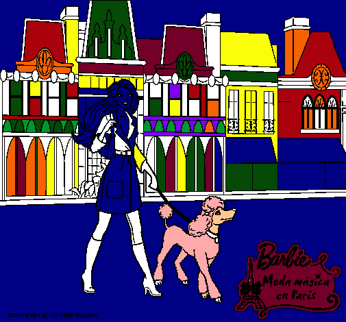 Barbie y su perrita