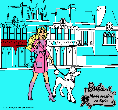 Barbie y su perrita