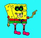 Dibujo Bob Esponja pintado por hgrbv