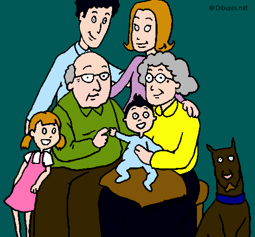 Dibujo Familia pintado por xime99