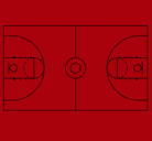 Dibujo Cancha pintado por mafe