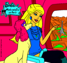 Dibujo Barbie llega a París pintado por alba9